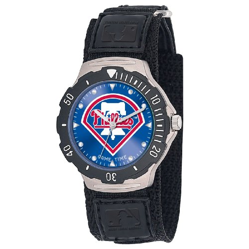 MLB Men's MDV-PHI Agent Series Philadelphia Phillies Velcro Watch