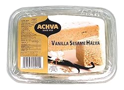Achva Vanilla Sesame Havla, 16-Ounce Containers (Pack of 12)