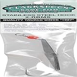 Clarkspoon 2-RBMS Squid Spoon #2 Red Bead 6/0 Hook