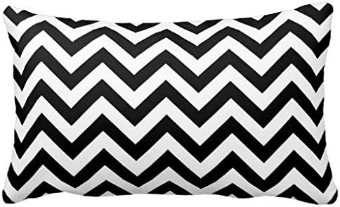 Vintage Style Line Design Cushion Throw Pillow Cover 30x 20 Inch