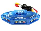 NEW Audio Video AV A/V RCA Video Game Selector Switch For PS2 Xbox DVD