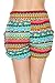 2LUV Women's Multicolored Harem Shorts W/ Pockets