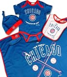 Chicago Cubs Newborn 5 Piece Gift Set - 3/6 months