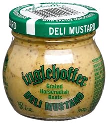 Inglehoffer Mustard, Deli, 4-Ounce Jars (Pack of 12)