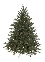 4.5' Hunter Fir Pre-Lit Artificial Christmas Tree - Multi Lights
