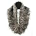 FUNOC New Women Winter Warm Shrug Faux Rabbit Fur Fluffy Collar Wrap Scarf Neck Shawl