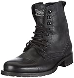 Buffalo London 8006-8115 SAX WAX 119785, Damen Stiefel, Schwarz (BLACK 01), EU 38