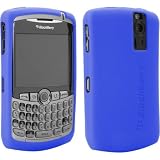Blackberry Blue Rubber Skin Case For 8300 Series