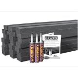 Auralex PLATFOAM-KIT Platfoam in Box of 24- 2x4x48 Lengths; Charcoal Only with 3- Tubes of TubeTak Pro Adhesive