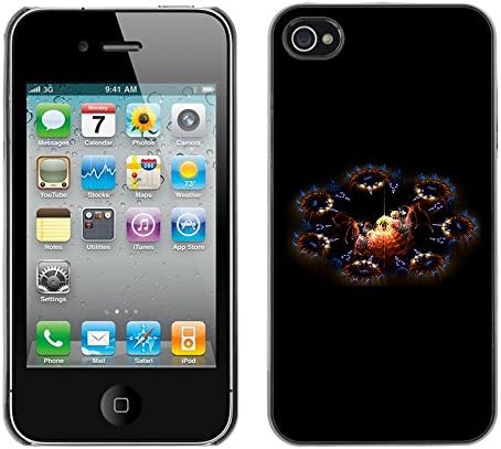 TaiTech / Hard Protective Case Cover - Fairytale Dragons Cosmos Universe Art - Apple iPhone 4 / 4S