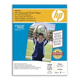 HP Advanced Glossy Photo Paper - Glossy photo paper - 130 x 180 mm - 25 sheet(s)