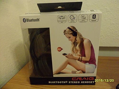Craig Bluetooth Wireless Stereo Headset Headphones