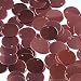 15mm Sequins Top Hole Rose Pink Metallic. Couture Paillettes. Made in USA