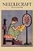 Art Poster, Pre-Teen cross-stitches a fabric - 20x30