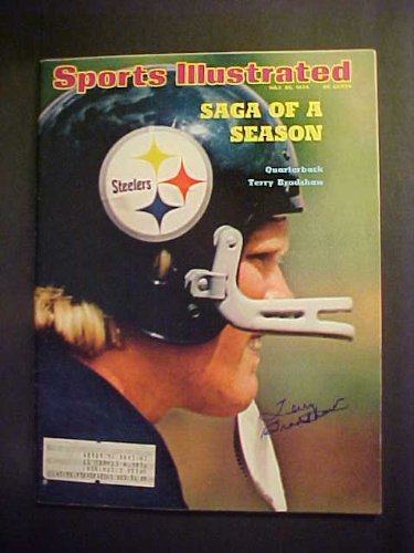 Terry Bradshaw Pittsburgh Steelers Autographed July 29, 1974 Sports Illustrated Magazine