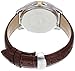 Casio Men's BEM307BL-1A2V Brown Leather Quartz Watch with Black Dial