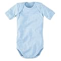 wellyou Baby Body kurzarm,hellblau geringelt, ab Gr��e 56 bis zu Gr. 134 (auch f�r gro�e Kinder perfekt geeignet)