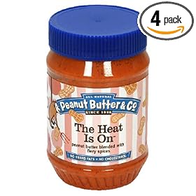 Peanut Butter & Co. The Heat is On, 16-Ounce Jar (Pack of 4)