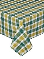 COINCASA Mantel de Mesa Verde/Lima 160 x 300 cm