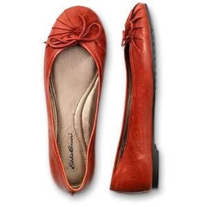 Eddie Bauer Pleated Toe Ballet Flat by Eddie Bauer