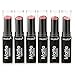 6pc Nabi Cosmetics Professional Matte Lipstick Set of 6 Nude Colors