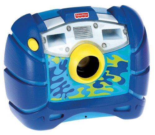 Childrens Toyshop  Spielwaren : FISHER PRICE Digitalkamera, blau wasserdicht, ab 3 Jahre