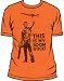 Army of Darkness THIS IS MY BOOMSTICK Fitted Adult Orange T-shirt Tee
