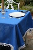 StayPut Outdoor Tablecloth (Rectangle 54 x 70, Mediterranean Blue)