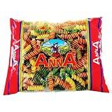 Anna Tricolor Fusilli 109 1 Pound Bags Pack of 12 by Anna