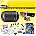 Nikon 55-200mm f/4-5.6G ED IF AF-S DX VR [Vibration Reduction] Nikkor Zoom Lens With Opteka 52mm High Definition&Acirc;&sup2; Professional 5 Piece Filter Kit includes UV, CPL, FL, ND4 and 10x Macro Lens + 8GB SDHC High Speed Memory Card with USB 2.0 SD/MMC Card Reader + Lens Cap Keeper, and Opteka 5 Piece Cleaning Kit