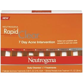 Neutrogena Rapid Clear 7-Day Acne Intervention Kit, 1 Ounce