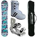AIRTRACKS DAMEN SNOWBOARD SET - BOARD DARA - SOFTBINDUNG STAR W PRO - SOFTBOOTS - SB BAG