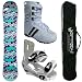 AIRTRACKS DAMEN SNOWBOARD SET - BOARD DARA - SOFTBINDUNG STAR W PRO - SOFTBOOTS - SB BAG