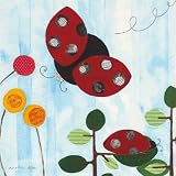 The Little Ladybug Art Poster Print by Nicole Bohn, 10x10