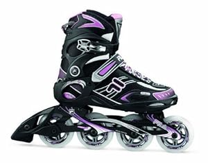 Fila Damen Inlineskate Master 12, schwarz/lila, 7,5, 010612215