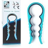 Premium Jar Openers for Seniors - Heavy Duty Lids Off Jar Opener -Best Value Arthritis Jar Opener on Amazon- Produces the Strongest Jar Opener Grip - Sturdy Jar Opener Rubber - Risk Free Purchase - 100% Customer Care Guarantee