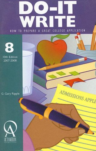 Do-It Write: How to Prepare a Great College Application
