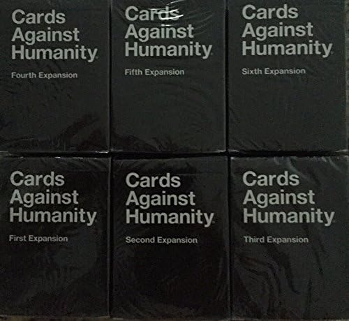 Cards Against Humanity Choose All Expansion 1 - 6