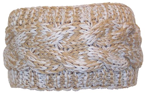 BWH Tight Cable Knit Headband/Ear Warmer Womens Small (One Size)