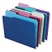 Office Depot Brand Top Tab Color File Folders, 1/3 Cut, Letter Size, Assorted Colors, Box of 100
