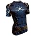 Super Heros Spiderman Men Compression Running Shirt Tight Sports Tee (M, CA3)