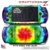 Tie Dye WraptorSkinz Skin and Screen Protector Kit fits Sony PSP Slim (PSP 2000)