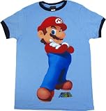Nintendo Heroic Mario Sheer Ringer Men's T-Shirt