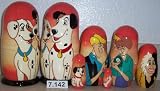 Dalmatians 101 * Russian Nesting Doll * 5pc/4in * #4.142