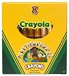 MULTICULTURAL CRAYONS LRG 8-PK