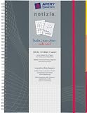 Produkt-Bild: Avery Dennison Zweckform 7015 Notizbuch PP A5 Spiralgebunden kariert 90 Blatt