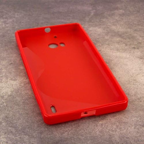 Lumia Icon Case, MPERO FLEX S Series Protective Case for Nokia Lumia Icon - Red