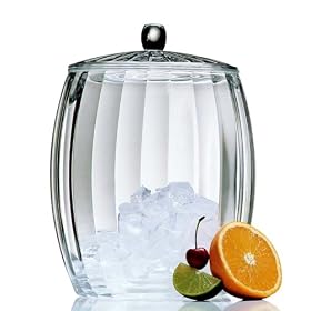Clear Acrylic Double Wall Ice Bucket w Lid by Prodyne