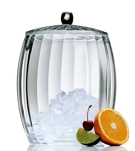 Clear Acrylic Double Wall Ice Bucket w  Lid