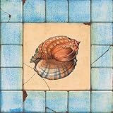 Blue Tile I Art Print Poster By Capital Decor, 9 ' x 9 '